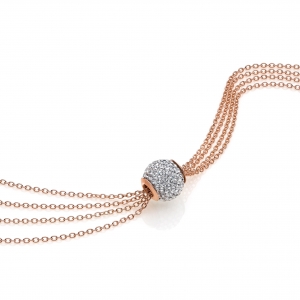 Collana in Argento con cristalli